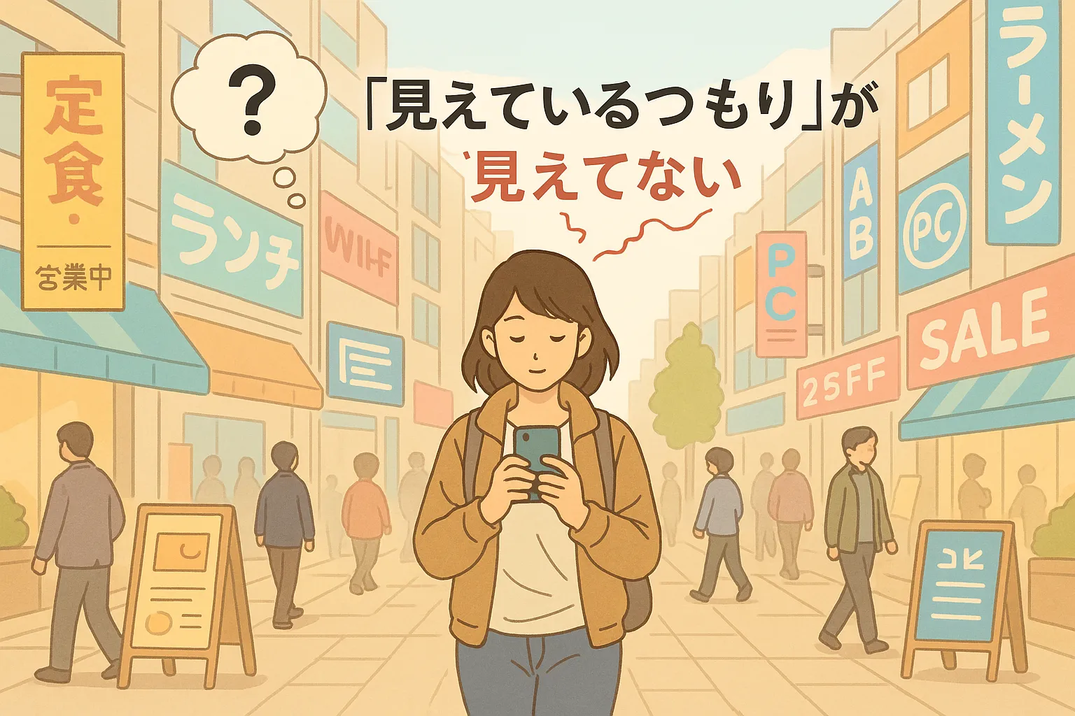 のぼり・A型看板の正しい使い方