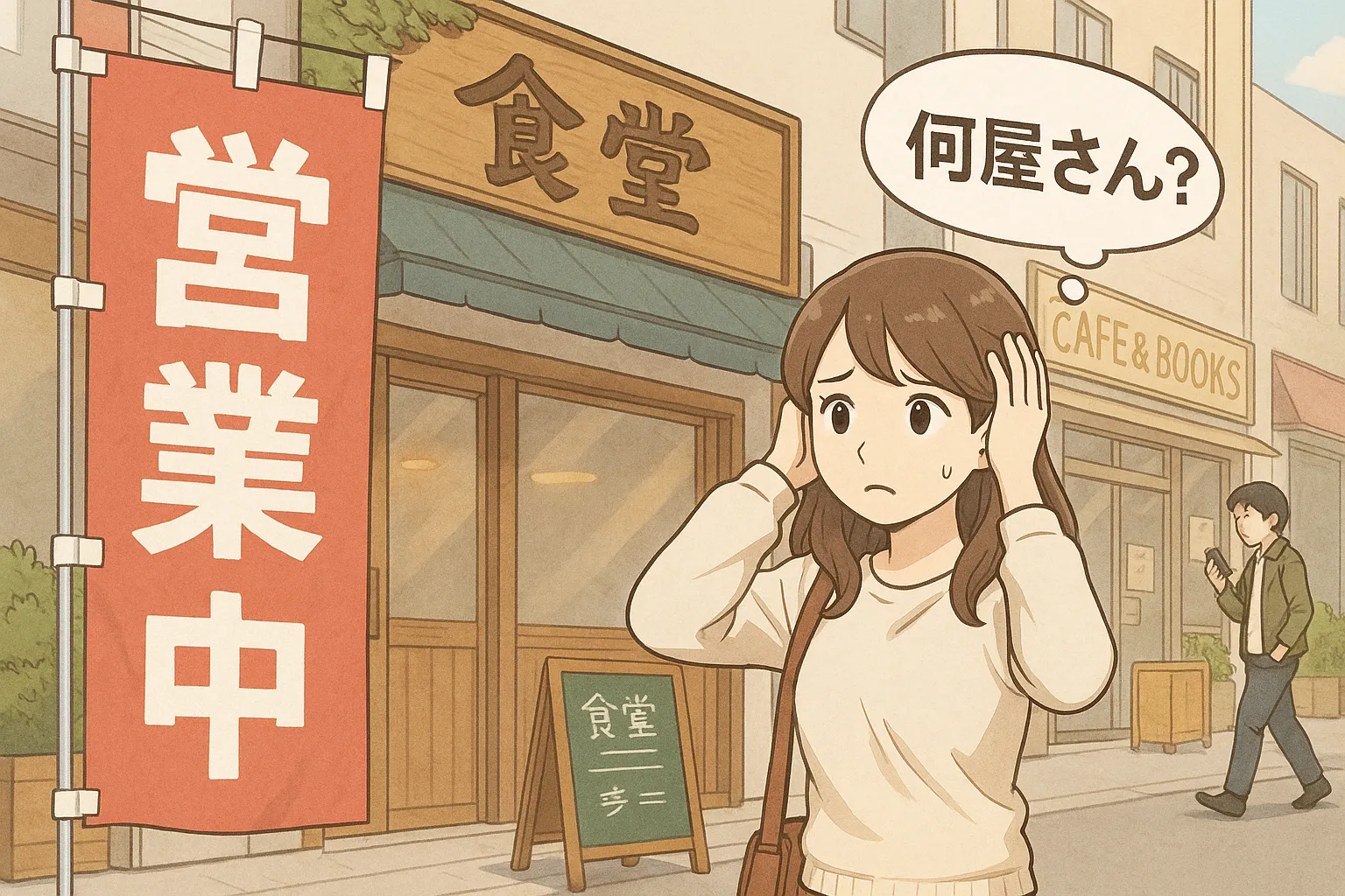 のぼり・A型看板の正しい使い方