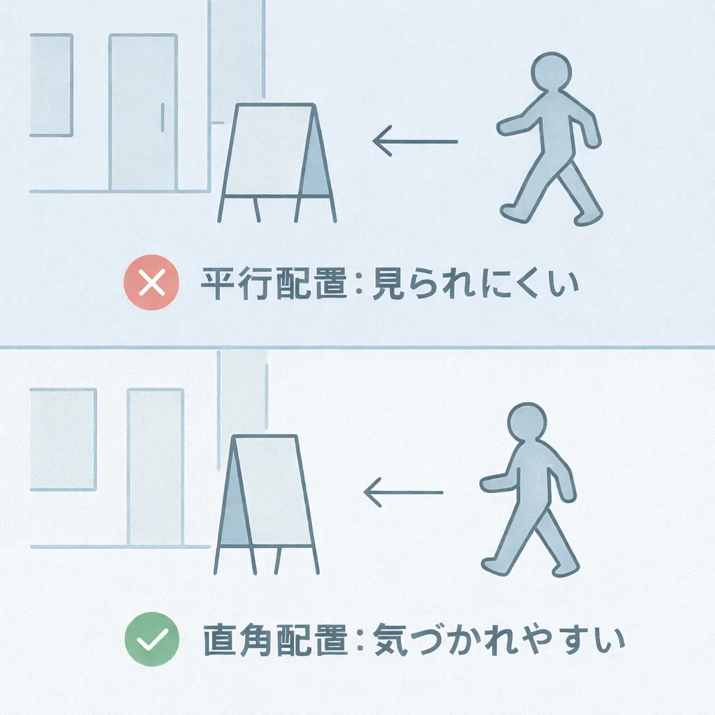 のぼり・A型看板の正しい使い方