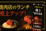 焼肉店のランチ売上アップ！ 高単価定食を引き立てる“のぼり”活用術とは？