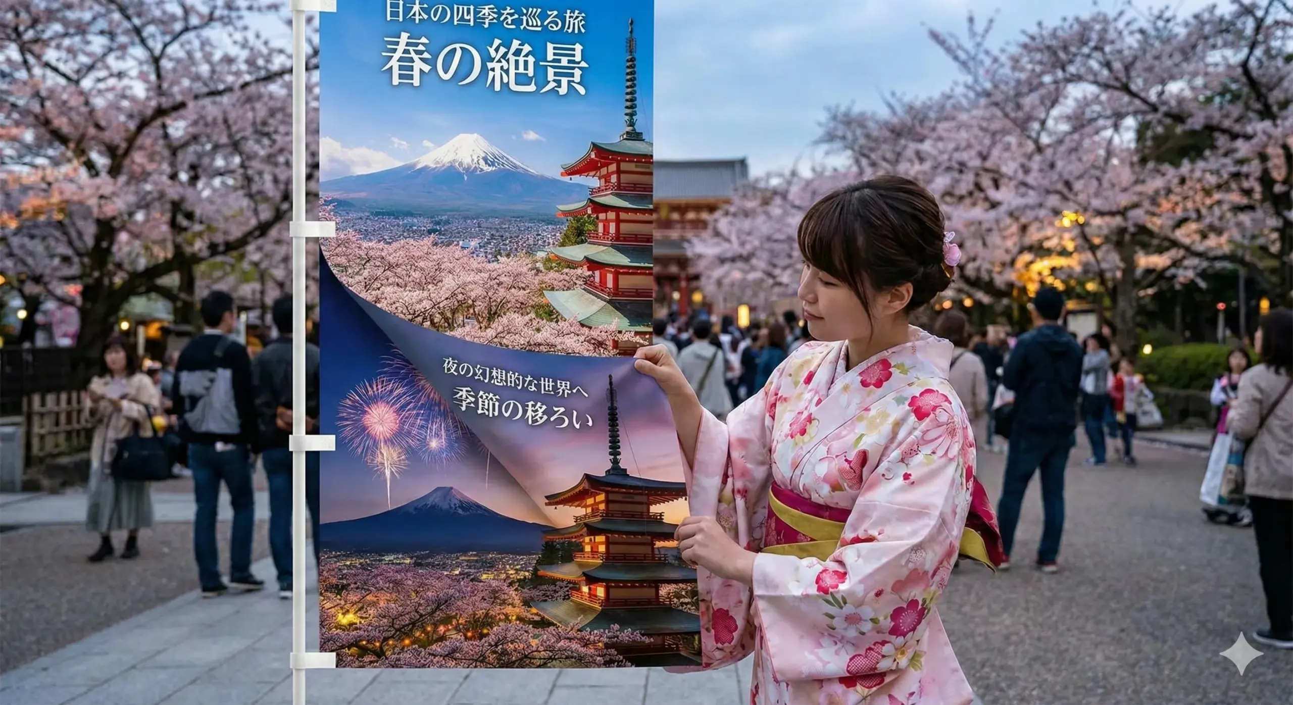 のぼり旗が“触って覚える広告”に進化する理由