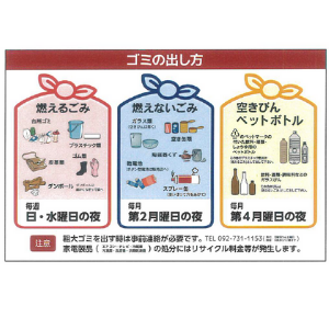 ゴミ出し看板
